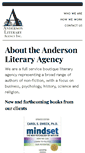 Mobile Screenshot of andersonliteraryagency.com